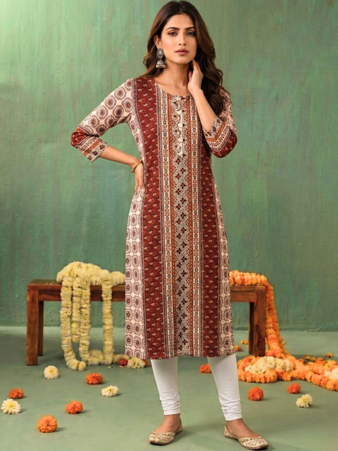 Rangita Women Ethnic Motifs Printed Indie Prints Kurta