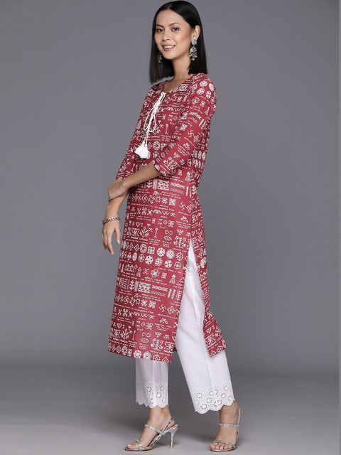 KSUT Women Ethnic Motifs Printed Kurta - Image 3