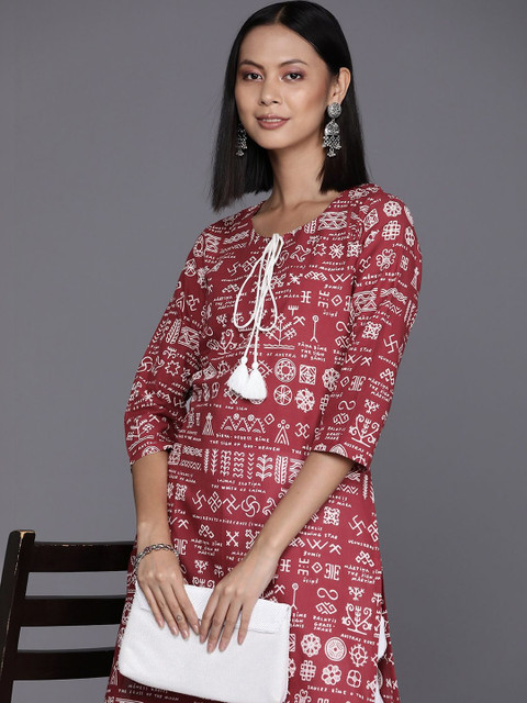KSUT Women Ethnic Motifs Printed Kurta