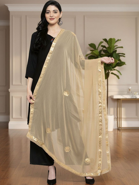 KALINI Women Chiffon Dupatta with Gotta Patti Work