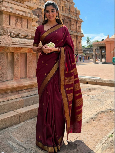 KALINI Woven Design Zari Banarasi Saree