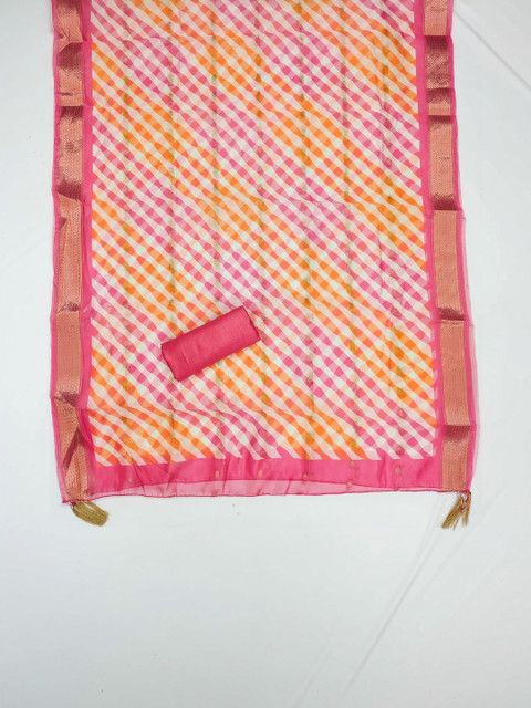 Rangtulika Ethnics Embroidered Unstitched Dress Material - Image 4