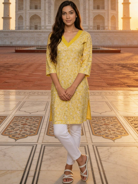 Rangita Women Floral Printed Floral Kurta