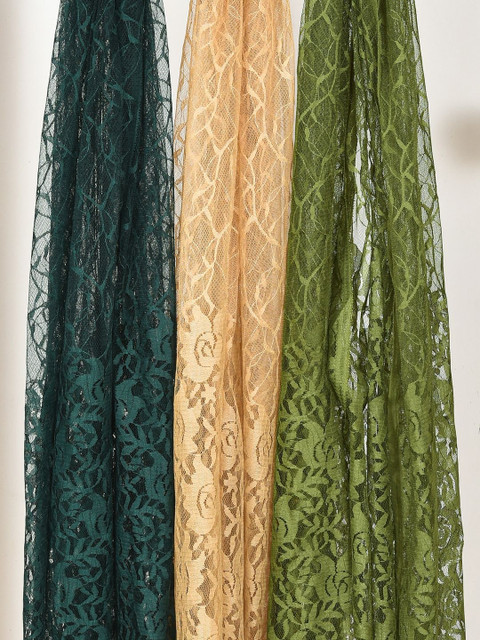 Kuhika Embroidered Dupatta with Thread Work - Image 2