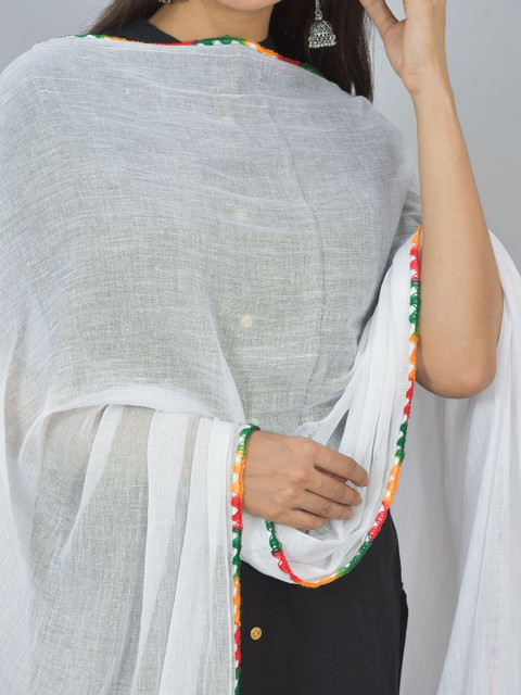 Kuhika Dupatta with Thread Work - Image 5
