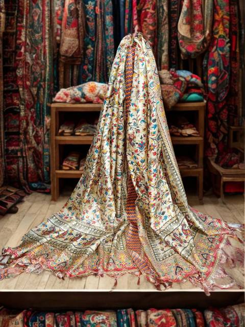 Mytrendzs Ethnic Motifs Woven Design Dupatta with Thread Work - Image 2