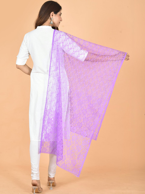 Kuhika Ethnic Motifs Woven Design Dupatta - Image 4
