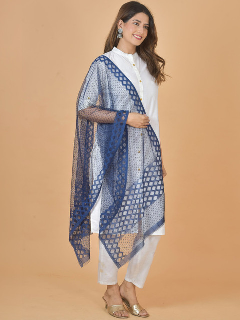 Kuhika Woven Design Dupatta - Image 4