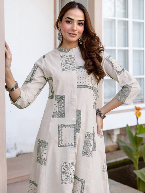 SKYLEE Printed Tunic with Palazzos - Image 2