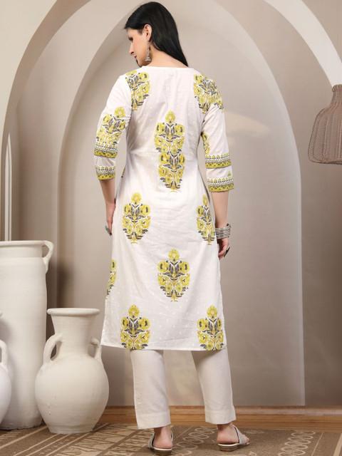 SEVEN FLOWER Women Ethnic Motifs Printed Kurta - Image 7