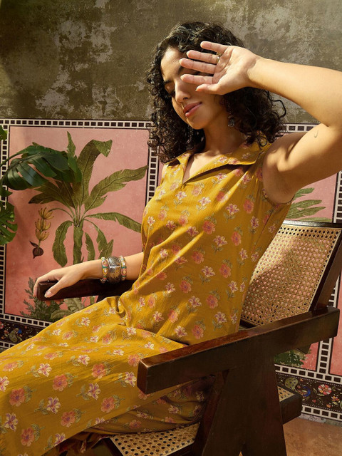 SKYLEE Floral Printed Top with Palazzos - Image 5