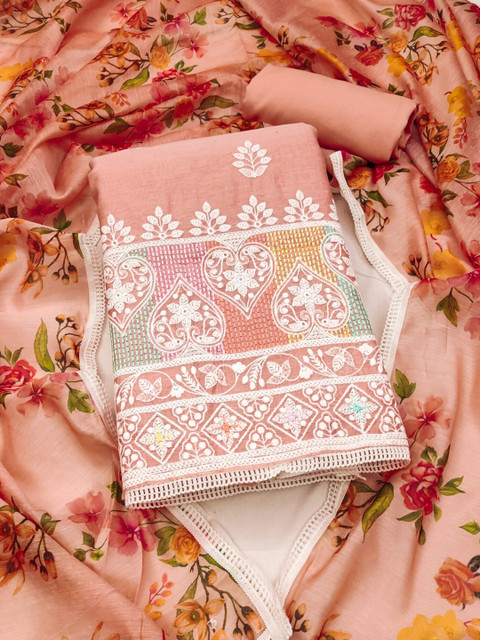 Rangtulika Ethnics Unstitched Dress Material - Image 2