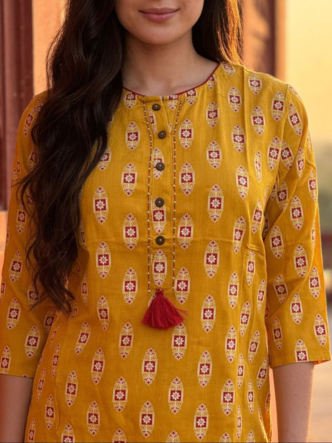 Rangita Women Ethnic Motifs Printed Indie Prints Kurta - Image 3