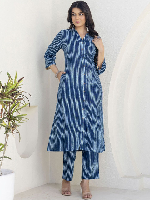 SKYLEE Striped Tunic with Trousers - Image 2