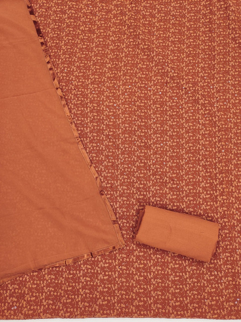 Rangtulika Ethnics Embroidered Unstitched Dress Material - Image 3