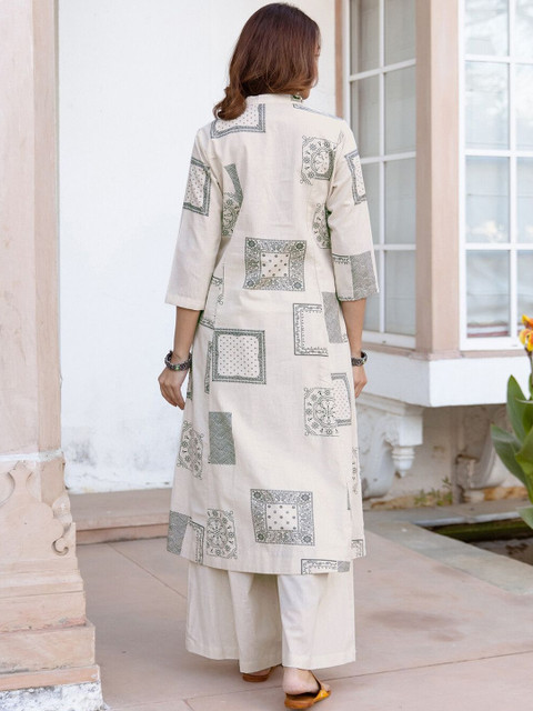 SKYLEE Printed Tunic with Palazzos - Image 3