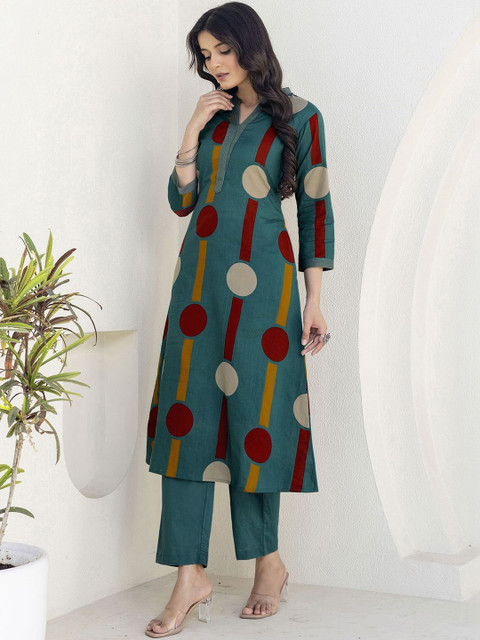 SKYLEE Printed Tunic with Trousers - Image 7