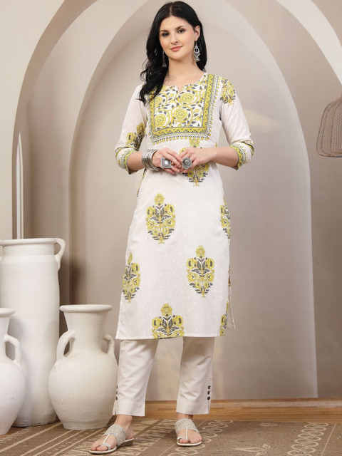 SEVEN FLOWER Women Ethnic Motifs Printed Kurta - Image 4