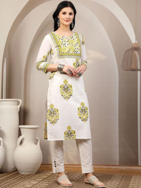 SEVEN FLOWER Women Ethnic Motifs Printed Kurta - Image 6