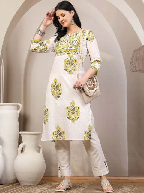 SEVEN FLOWER Women Ethnic Motifs Printed Kurta
