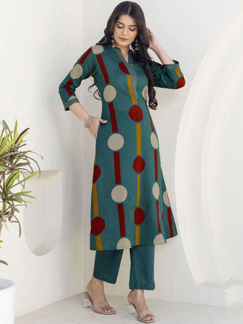 SKYLEE Printed Tunic with Trousers - Image 6