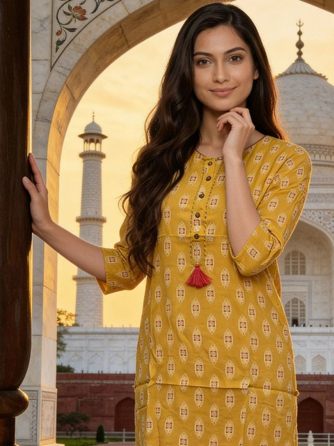 Rangita Women Ethnic Motifs Printed Indie Prints Kurta - Image 5