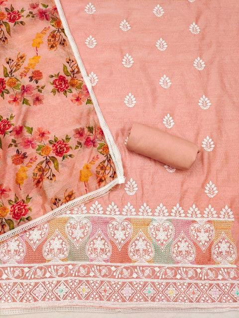Rangtulika Ethnics Unstitched Dress Material - Image 4