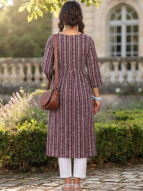 RUNAYA NX Floral Printed Tunic with Trousers - Image 3