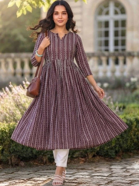 RUNAYA NX Floral Printed Tunic with Trousers - Image 5