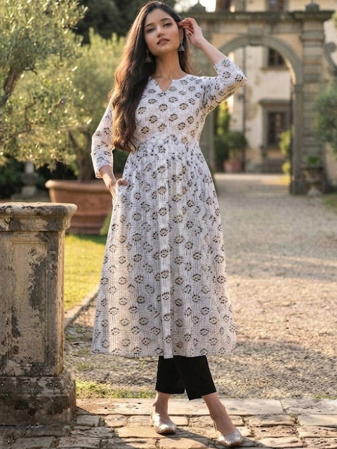 RUNAYA NX Romantic Florals Printed Tunic with Trousers