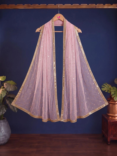 Varanga Dupatta with Mirror Work - Image 2