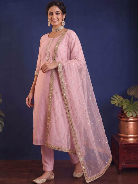 Varanga Dupatta with Mirror Work - Image 6