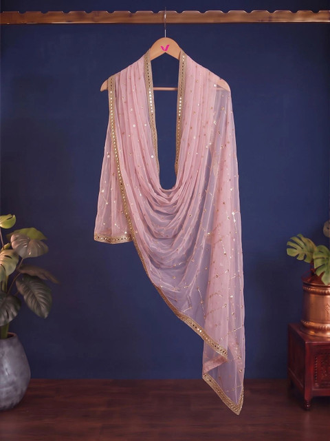 Varanga Dupatta with Mirror Work - Image 3