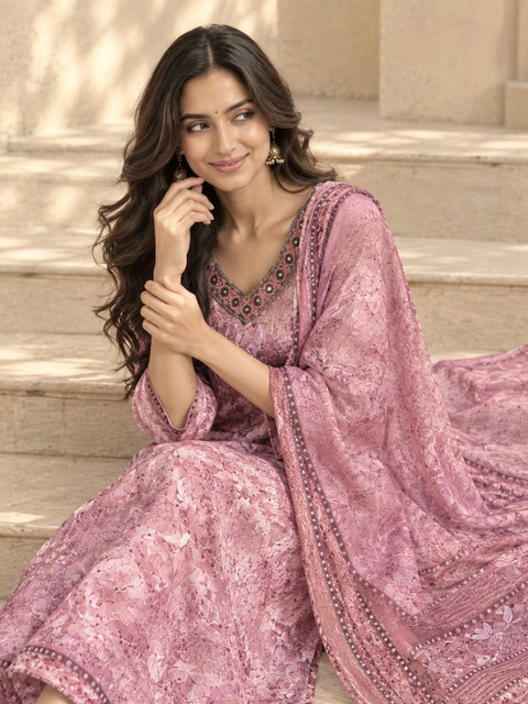 DYAAS Women Floral Printed Floral Kurta - Image 5