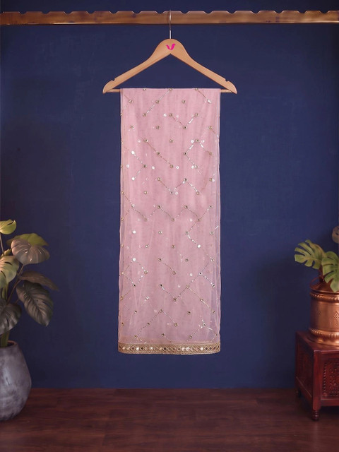 Varanga Dupatta with Mirror Work - Image 4