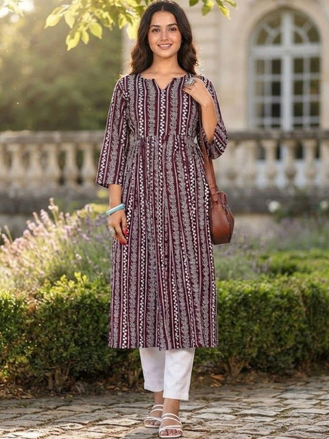 RUNAYA NX Floral Printed Tunic with Trousers - Image 4