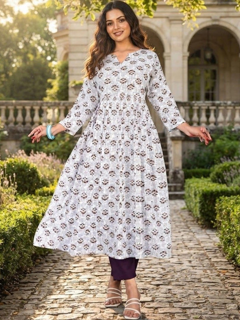 RUNAYA NX Floral Printed Tunic with Trousers