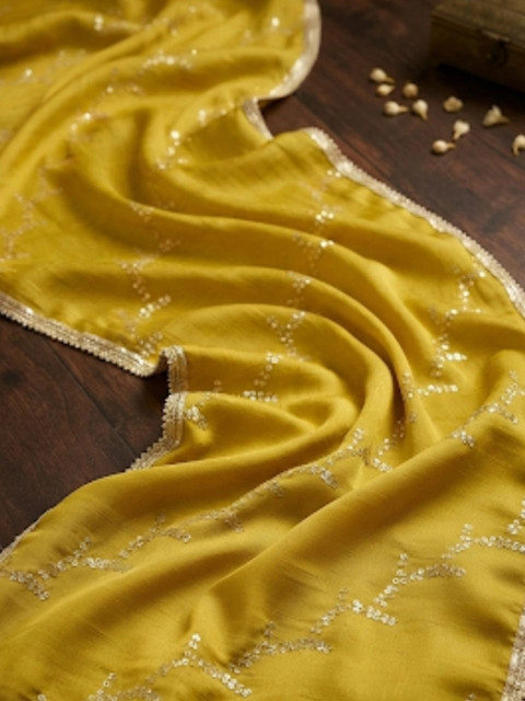 Dupatta Bazaar Dupatta with Sequinned - Image 3