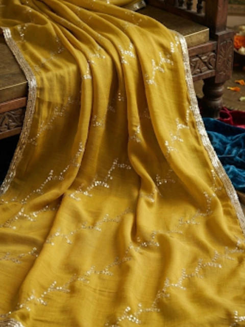 Dupatta Bazaar Dupatta with Sequinned - Image 7