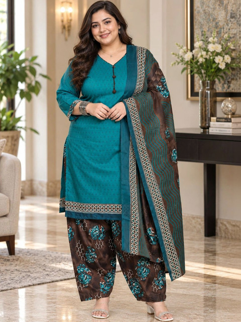 Merira Women Ethnic Motifs Printed Regular Kurta with Patiala & With Dupatta