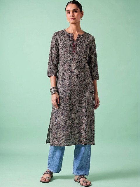 all about you Women Paisley Printed Kurta