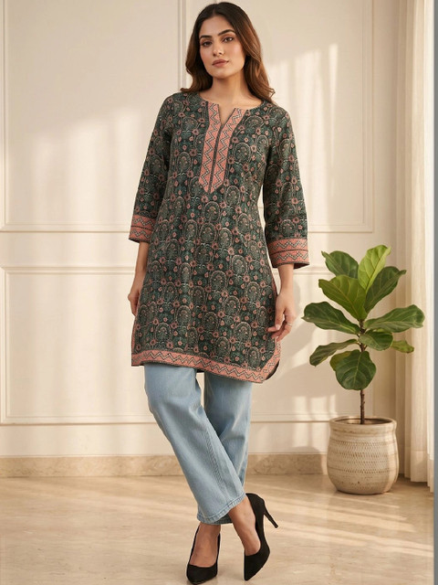 all about you Women Ethnic Motifs Printed Indie Prints Kurta