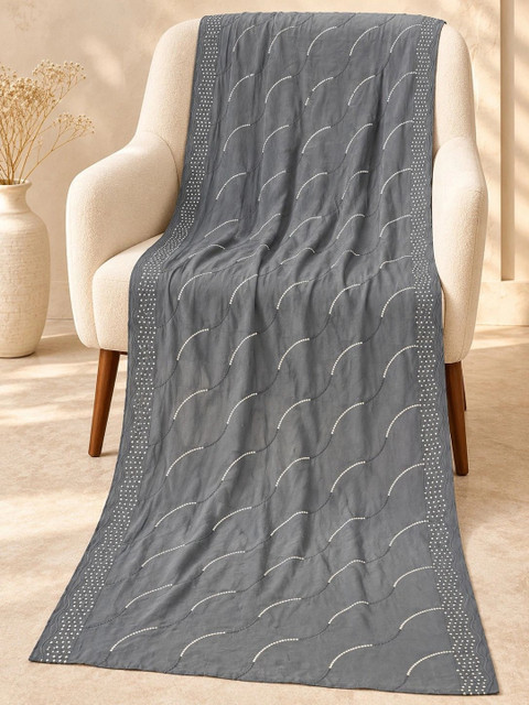 Anouk Ethnic Motifs Embroidered Dupatta with Thread Work