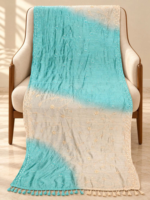 Anouk Embroidered Dupatta with Sequinned - Image 2