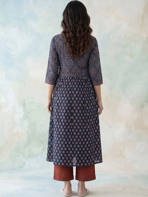 Anouk Rustic Women Ethnic Motifs Printed Indie Prints Kurta - Image 2