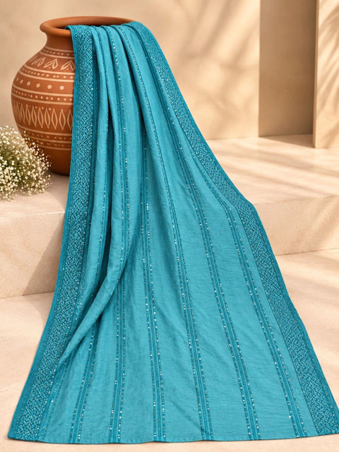 Anouk Dupatta with Sequinned - Image 2