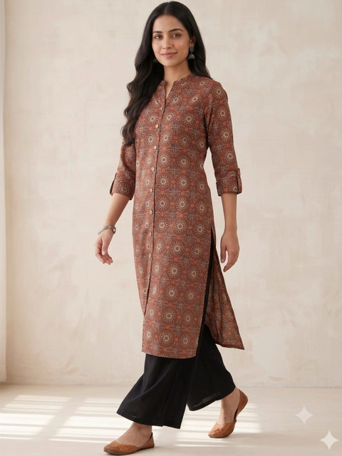 Anouk Rustic Women Ethnic Motifs Printed Indie Prints Kurta