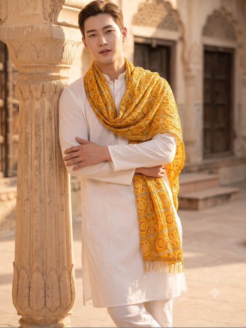 TAMNNA DUPATTA HUB Ethnic Motifs Dupatta with Thread Work - Image 6
