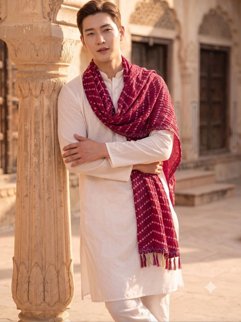 TAMNNA DUPATTA HUB Bandhani Dupatta - Image 2
