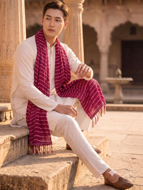 TAMNNA DUPATTA HUB Bandhani Dupatta - Image 4